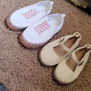 Old Navy Girls 2 Pairs of Shoes size11,13